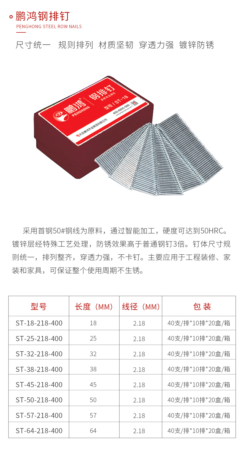 豪门国际钢排钉