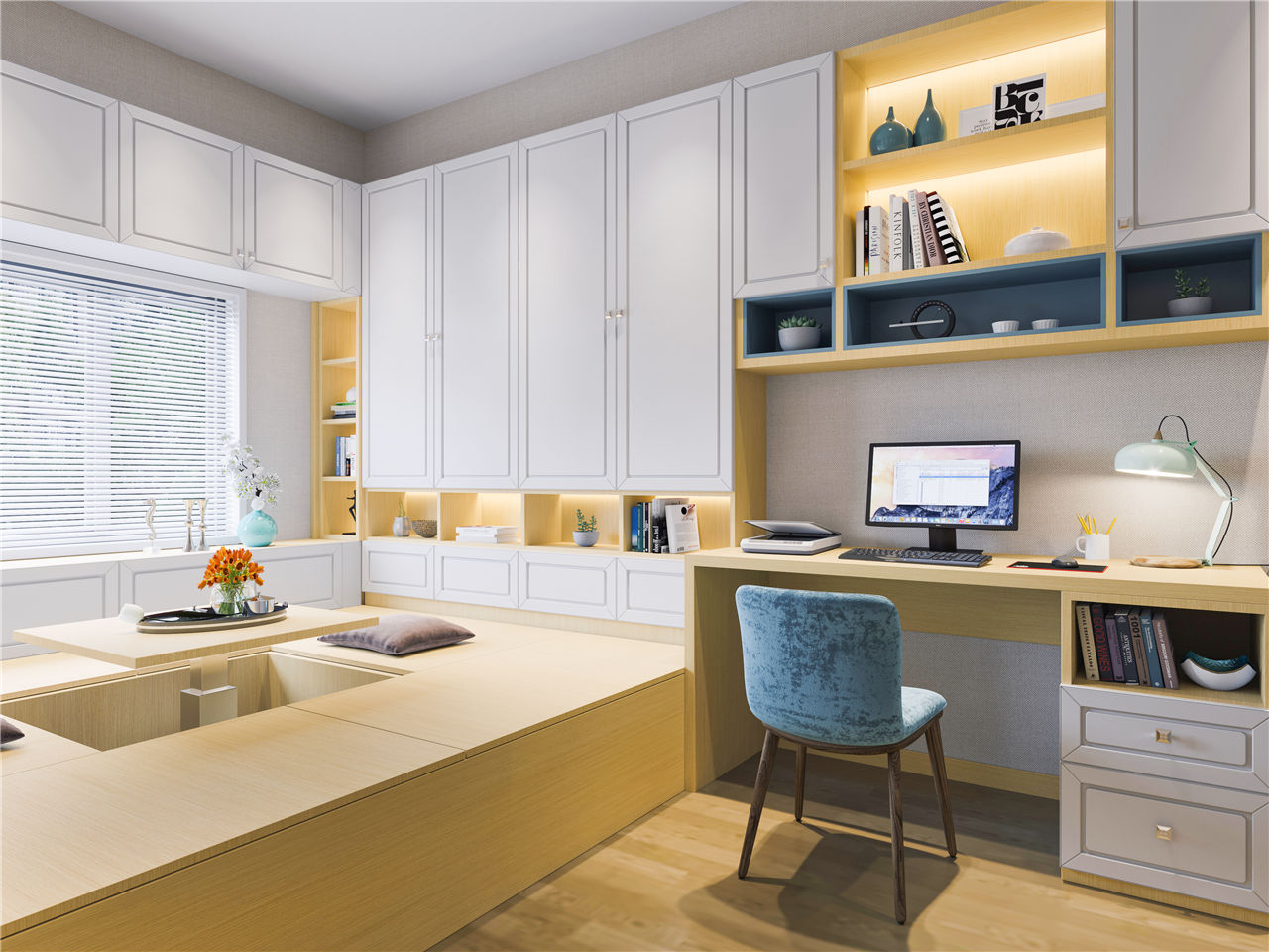 茉影秋香生态板-板材全屋定制案例