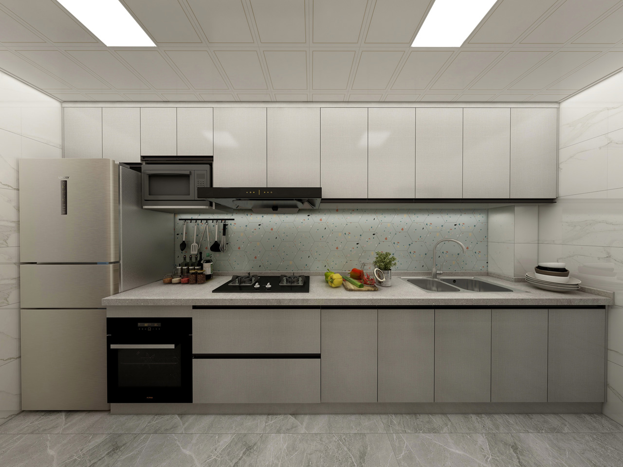 豪门国际生态板全屋定制-现代简约气概衣柜