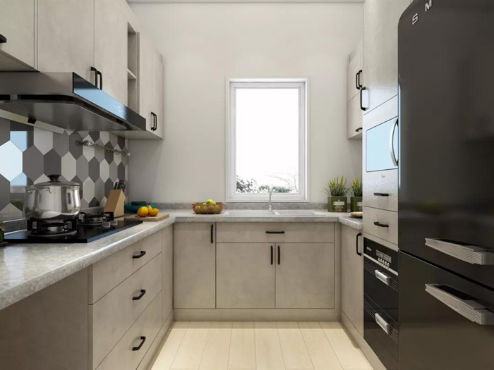 豪门国际现代气概橱柜定制