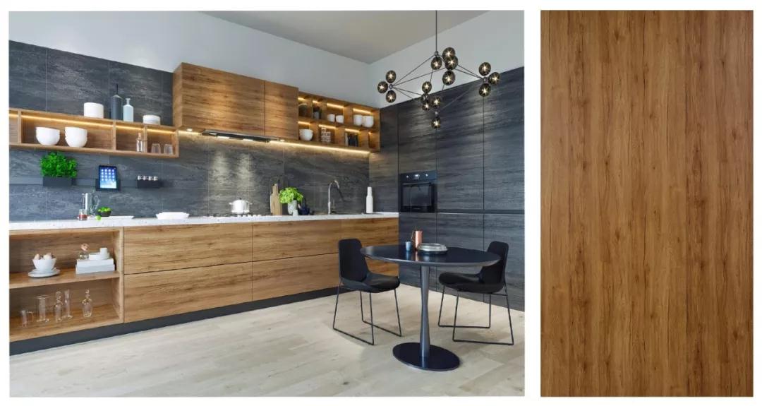 豪门国际生态板免漆板巴西古橡花色